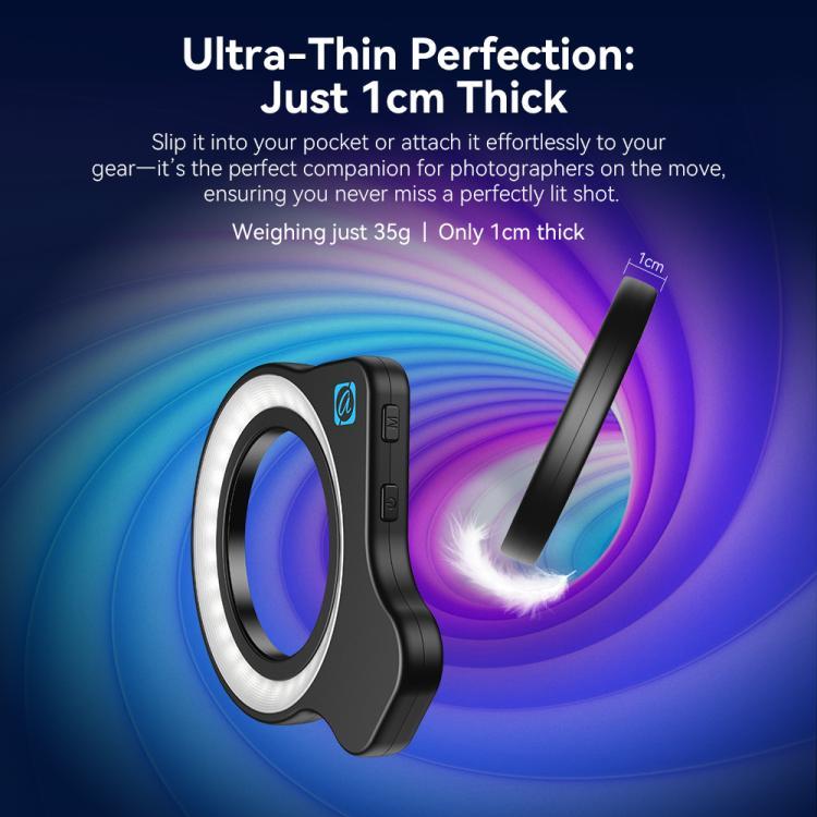 APEXEL HB100 Ultra Macro Lens & FL26 Fill Light Combo for Smartphones Close-Up Photography Kit