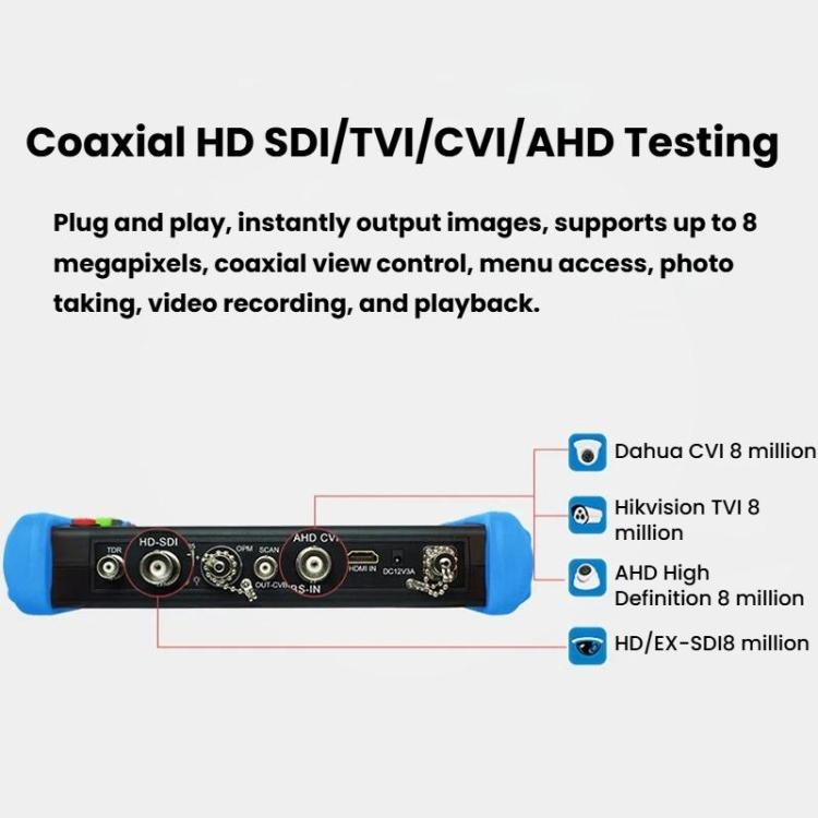 IPC9800MOVTADHSPlus+ Multi-Functional Engineering Tester Coaxial Network Video Surveillance Tester