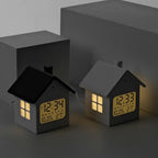 House-Shaped LCD Alarm Clock Multifunctional Children Clock Bedside Clock With Night Light — view 10