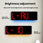 Night Glow Living Room Wall Clock Simple LED Digital Clock — view 8