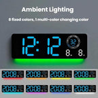 Night Glow Living Room Wall Clock Simple LED Digital Clock — view 10