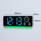 Night Glow Living Room Wall Clock Simple LED Digital Clock — view 11