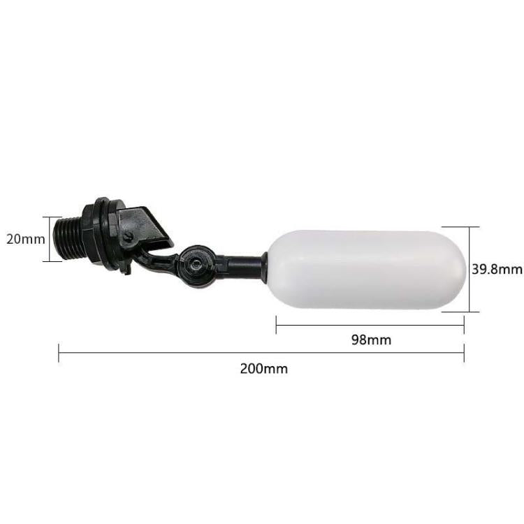Mini Plastic Float Valve for Aquariums/Humidifiers/Small Water Tanks