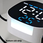 Desktop LED Clock With Alarm Night Light Multifunctional Clock — view 14