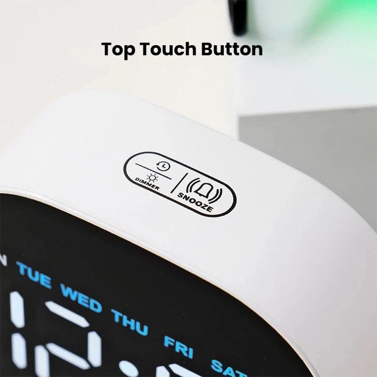 Desktop LED Clock With Alarm Night Light Multifunctional Clock — view 15