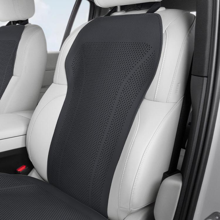 Ventilated Perforated Breathable Car Seat Cushion Universal Back Seat Cover For 5-Seater Cars — Front Seat Cushion Brown