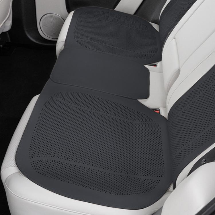 Ventilated Perforated Breathable Car Seat Cushion Universal Back Seat Cover For 5-Seater Cars — Backrest Cushion Brown