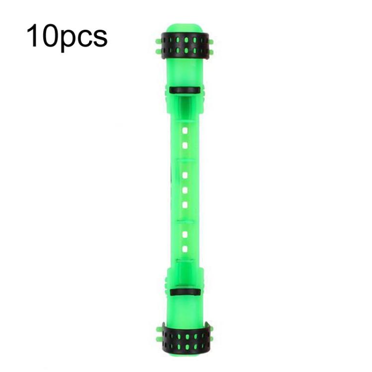 10pcs Fishing Rod Quick Line Retractor Fishing Rod Line Clip Winder — Orange