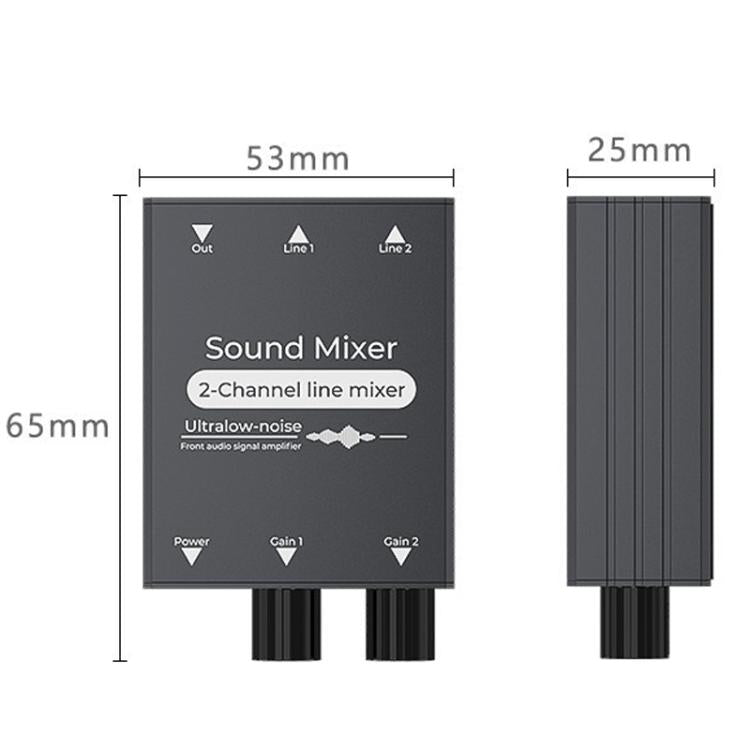 3.5mm Audio Switcher Selector Dual 3.5mm AUX Inputs To Single Output With Independent Volume Control — view 8