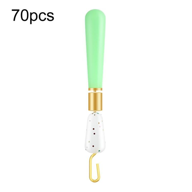 70pcs Copper-Head Rotating Float Seat Quick Leader Clip Fishing Float