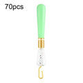 70pcs Copper-Head Rotating Float Seat Quick Leader Clip Fishing Float