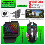 Mobile Game Controller Bluetooth 5.0 Keyboard Mouse Converter