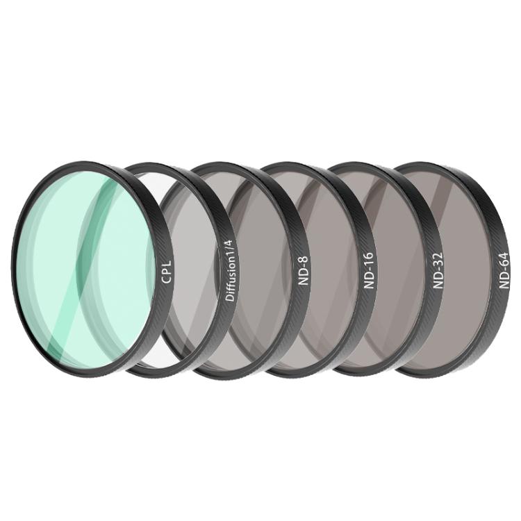 For DJI Osmo Action 6 Camera Lens Filter — CPL+ND8+ND16+ND32