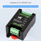 Industrial Isolated 2CH Hub Rail Wide Baud Rate Repeater