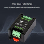 Industrial Isolated 2CH Hub Rail Wide Baud Rate Repeater