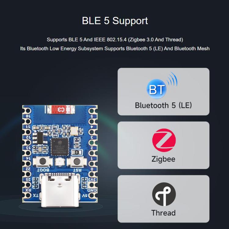 Mini Development Board Support Bluetooth / Zigbee / Thread Wireless Communication