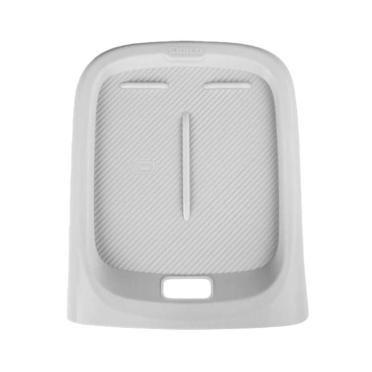 For 2025 Leapmotor B10 Center Console Wireless Charging Silicone Protective Anti-Slip Mat — Gray Half-coverage