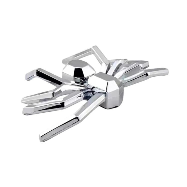 2pcs General Car Metallic Spider Emblem 3D Car Decorative Sticker