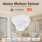 Matter Thread USB-C Power PIR Motion Sensor Smart Home System Compatible With Tuya App Remote Control