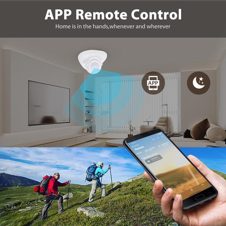 Matter Thread USB-C Power PIR Motion Sensor Smart Home System Compatible With Tuya App Remote Control
