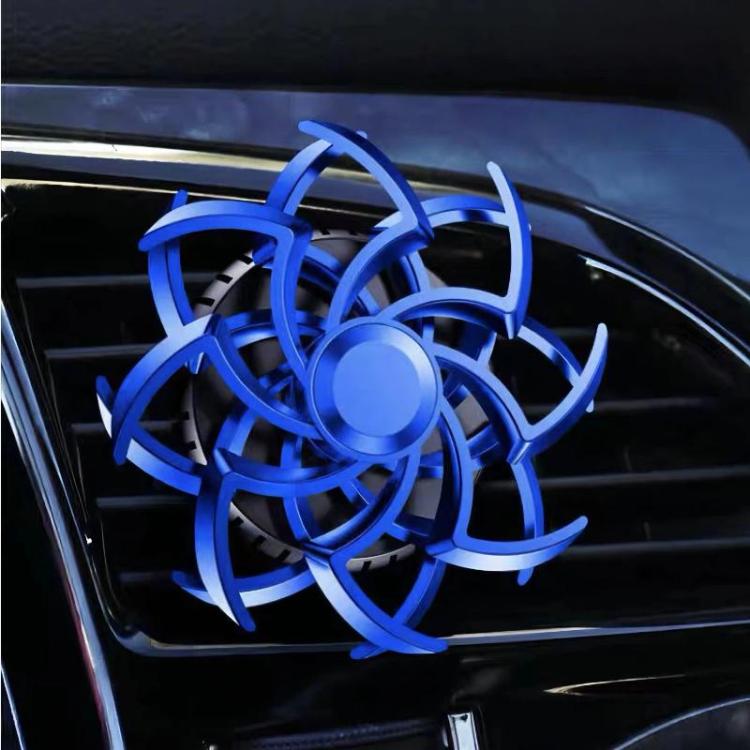 Car Air Vent Ornament With Fragrance Pads Rotating Snowflake Spider Automotive Decoration — Spider Sliver