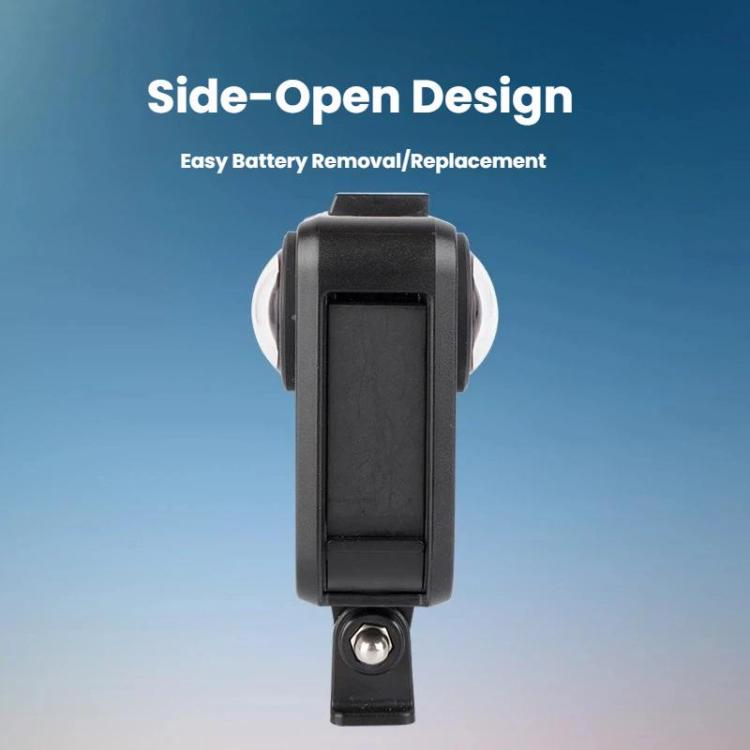 For GoPro MAX2 Plastic Frame Side-Open Protective Cage with Dual Cold Shoe Mounts — view 3