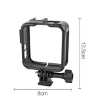 For GoPro MAX2 Plastic Frame Side-Open Protective Cage with Dual Cold Shoe Mounts — view 5
