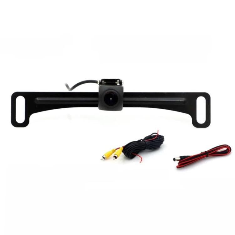US Standard Reversing Camera With License Plate Holder — LP4 12 Light CCD With Ruler LED Head
