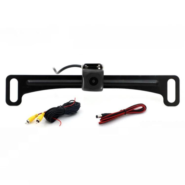 US Standard Reversing Camera With License Plate Holder — LP4 CCD Fisheye High Beam With Ruler LED Head
