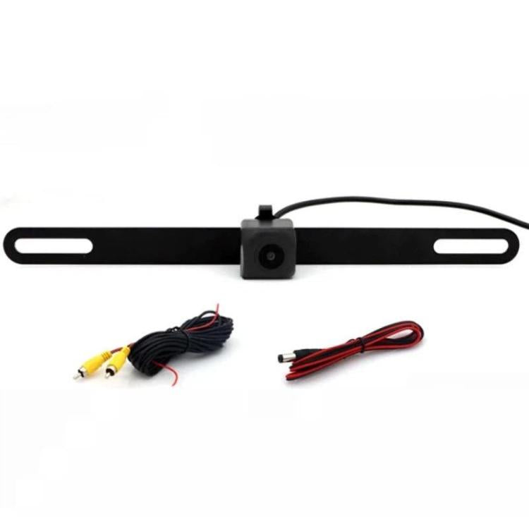 US Standard Reversing Camera With License Plate Holder — LP5 CCD Fisheye High Beam With Ruler LED Head