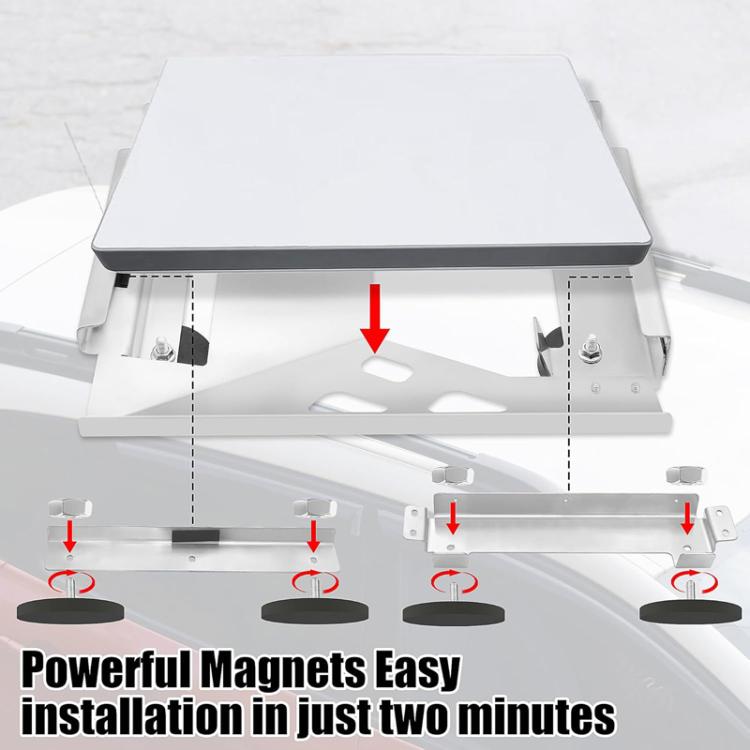 For Starlink Mini PO-919 Car Top Magnetic Installation Bracket Set