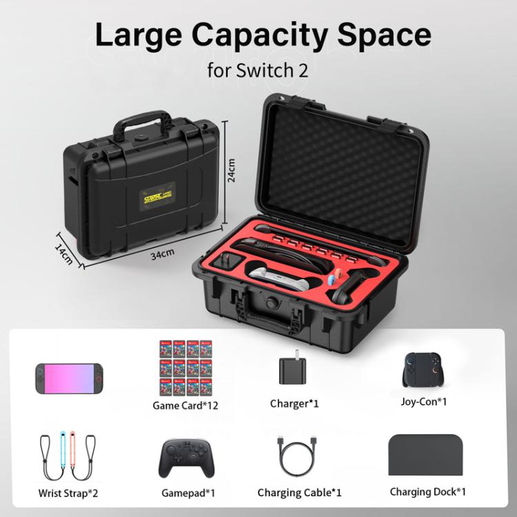 For Nintendo Switch 2 STARTRC GAMES Moisture and Mold Resistant Storage Case