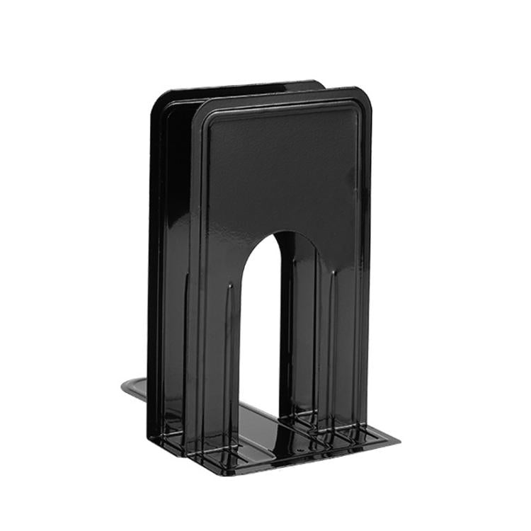 2pcs /Pack T-Shaped Metal Bookends Pen-Style Book Stands & Book Organizers for Shelves and Desk — Medium Blue