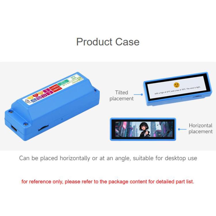 WAVESHARE 3.49 Nch Capacitive Touch Display RP2350 High Performance Development Board 172 X 640 Dual Core Dual Architecture