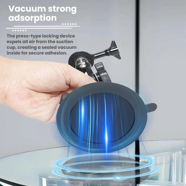 For DJI Osmo Action 6 Suction Cup Mount 360-degree Rotatable Car Windshield Mount with Vacuum Base