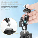 For DJI Osmo Action 6 Suction Cup Mount 360-degree Rotatable Car Windshield Mount with Vacuum Base