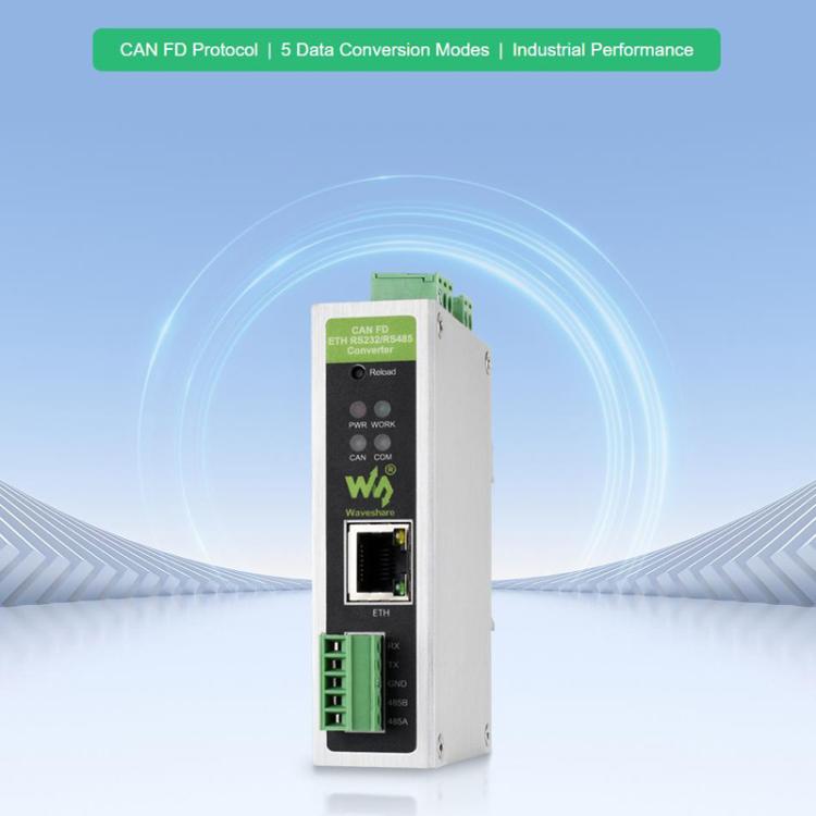 CAN FD Protocol Converter Bidirectional Data Communication, Supports 5 Data Conversion Modes And CAN 2.0A/2.0B Protocols
