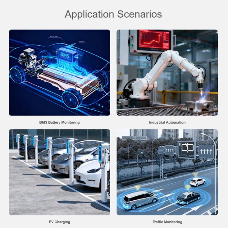 CAN FD Protocol Converter Bidirectional Data Communication, Supports 5 Data Conversion Modes And CAN 2.0A/2.0B Protocols