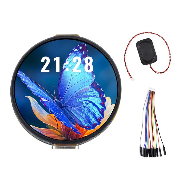 1.32 Inch AMOLED Round Touch Display Development Board