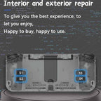 For Nintendo Switch 6-Axis Motion Sensor Controller Direct-Insert Hall Effect Joysticks With RGB Lighting