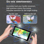 For Nintendo Switch 6-Axis Motion Sensor Controller Direct-Insert Hall Effect Joysticks With RGB Lighting