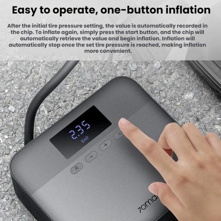70mai Lightweight Fast-Inflender Car Tire Inflator — view 4