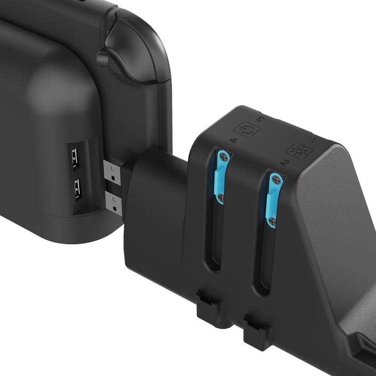 ipega 10-in-1 Charging Dock for Nintendo Switch 2 / Switch Joy-Con & Switch 2 Pro Controllers USB Plug Version