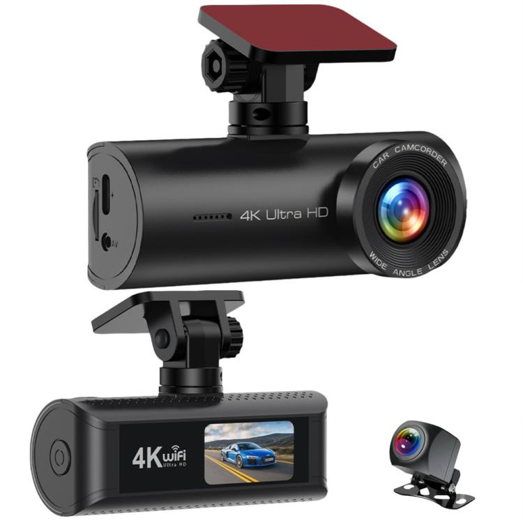 4K Smartphone Connected WiFi High-Definition Dual-Recording Car Dash Cam — view 8