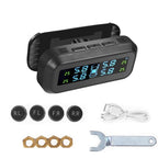 Solar-Powered Wireless Car Tire Pressure Monitor