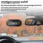 Solar-Powered Wireless Car Tire Pressure Monitor