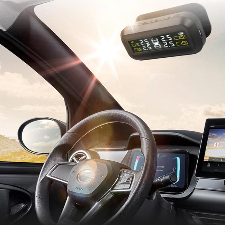 Solar-Powered Wireless Car Tire Pressure Monitor