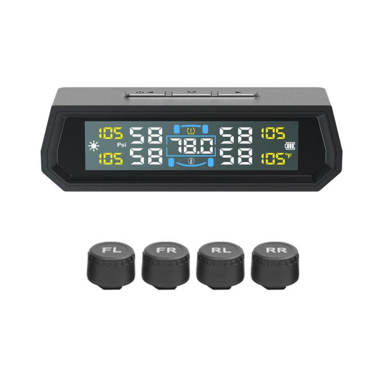 Solar-Powered Ambient Temperature Tire Pressure Monitor