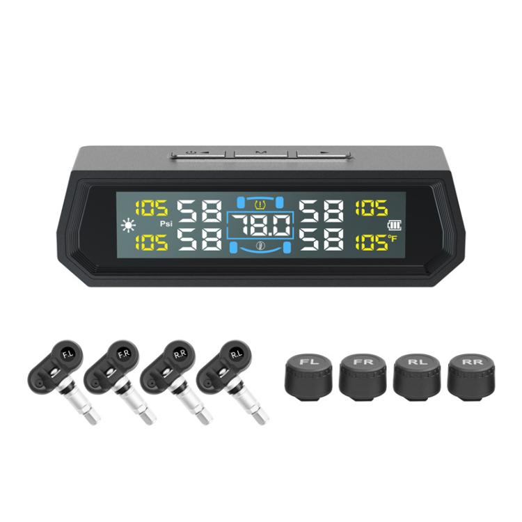 Solar-Powered Ambient Temperature Tire Pressure Monitor