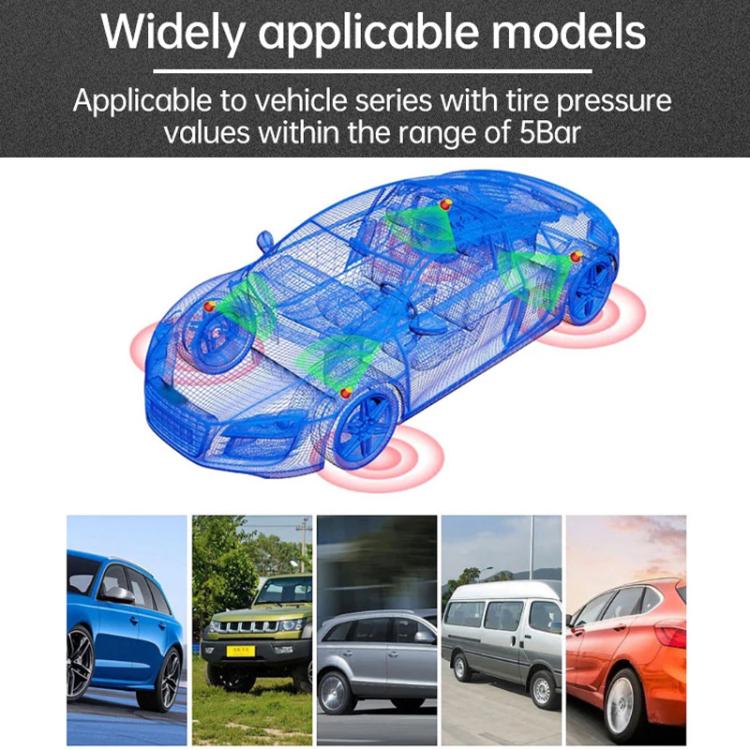 Solar-Powered Ambient Temperature Tire Pressure Monitor